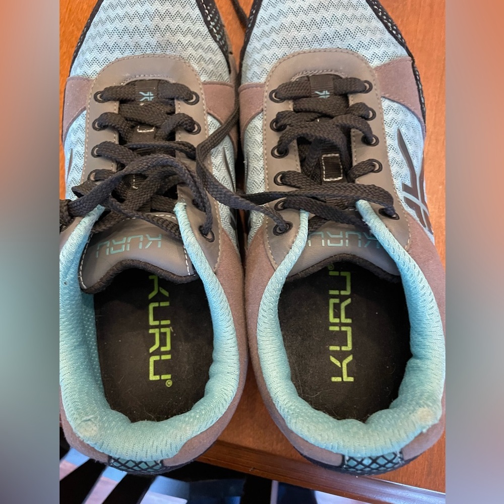 Kuru Quantum walking shoe Women's 9.5 in Teal and Black - Picture 4 of 12